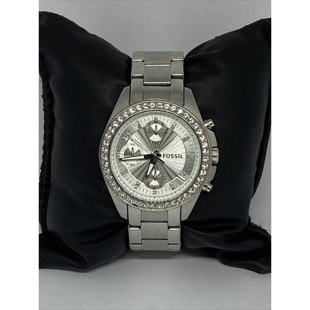 Fossil ES2681 Women's Silver Stainless Steel Analo